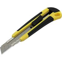 Нож технический 18 мм Rexant, с сегментированным лезвием, ABS пластик обрезиненный  картинка